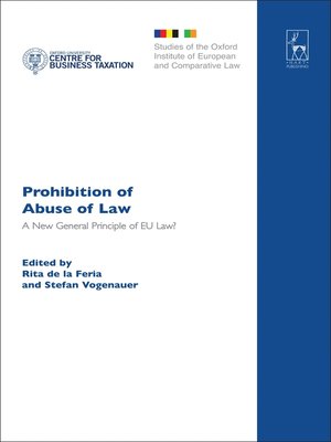 cover image of Prohibition of Abuse of Law